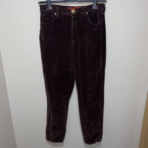 Gloria Vanderbilt Women’s Corduroy Jeans Size 10 Brown High Rise